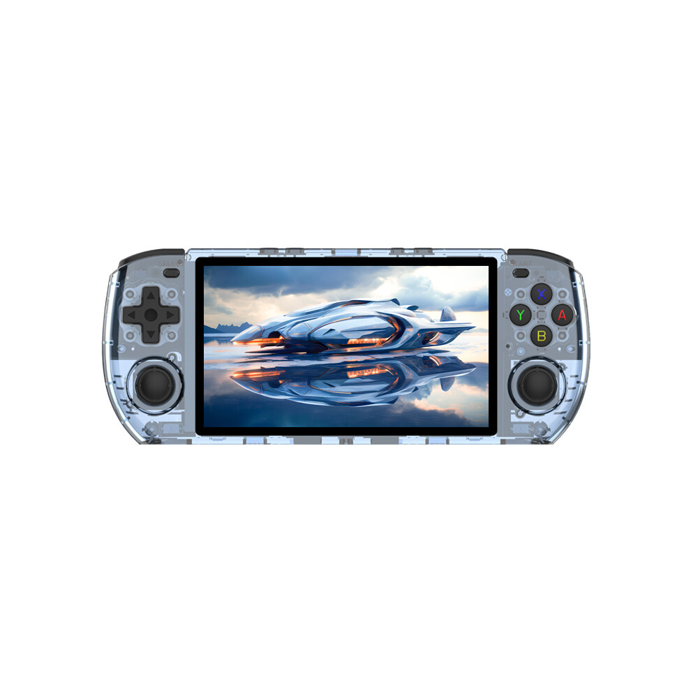 (Bleu Transparent-16G 64G 20000 JEUX) 2024 Nouvelle Console de Jeu Portable Rétro RGB10MAX3 5 pouces