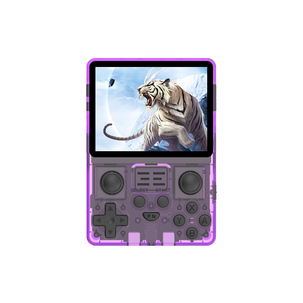 (T Purple-256G) RGB20S 256G 40000 Console de jeux portable rétro de poche Lecteur vidéo portable HD