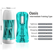 (Oasis)Galaku Touch In Masturbatori per Uomini, Vera Vagina, Stimolatore del Pene con Vibrazione a 20