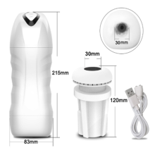 (FJB15- 30mm) Vibrador automático a suzione reale, masturbador masculino, pompino, macchina per il