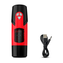 (FJB46-RD) Masturbateur masculin à poussée automatique, vibration du pénis, machine de fellation, tasse