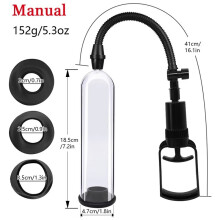 (handleiding)HESEKS vacuümzuigende elektrische penispomp lucht water penis extender penis training automatische