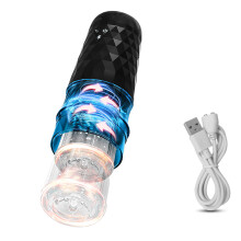 (FJB11) Masturbateur automatique pour homme, rotation télescopique, vagin, jouets sexuels pour hommes