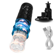 (FJB11-ZJ) Masturbateur masculin à rotation télescopique, équipement de masturbation vaginale, jouets