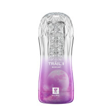 (Violet) GALAKU Masturbateur masculin Chatte souple Jouets sexuels Vagin transparent Exercice d'endurance