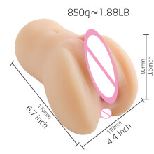 (Chair) Doux Mâle Poche Pusssy pour Hommes Silicone Vagin Anal Réaliste Mâle Masturbateur Sex Tool Pour
