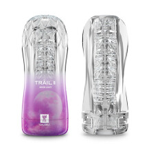 (violet) Masturbateur masculin, tasse, chatte douce, jouets sexuels, vagin transparent, exercice d'endurance
