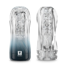 (noir) Masturbateur masculin Cup Soft Pussy Sex Toys Vagin transparent Exercice d'endurance pour adultes