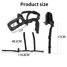 (A) Masturbateur automatique à sangle réglable pour homme, harnais sexuel portable, masturbateur mains