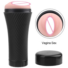 Masturbateur masculin (sexe vaginal) Coupe d'avion réaliste Vagin Anal Bouche Jouets sexuels pour hommes