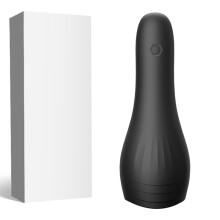 (Avec boîte) Sex Glans Trainer Masturbateur masculin Coupe Langue Léchage Glan Stimulation Vibromasseur