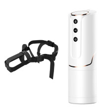 (Sans boîte) Masturbateur automatique portable télescopique rotatif pour homme, masturbateur pour fellation,