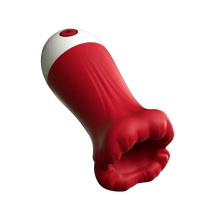 (SD00062-Rouge avec boîte) Masturbateur masculin à gorge profonde avec application de contrôle, sexe