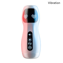(1222-zhendon) Masturbateur masculin automatique, ventouse, vibration, fellation, vrai vagin, poche,