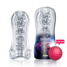 (Galaxy) Masturbateur masculin, chatte souple, ventouse transparente, masturbateur, entraîneur sexuel,