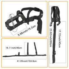 (noir) Masturbateur automatique à sangle réglable pour homme, harnais sexuel portable, masturbateur