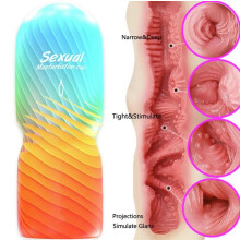 (Dazzle)Pocket Pussy Vagin réaliste pour hommes Masturbateur anal masculin réutilisable Masturbations
