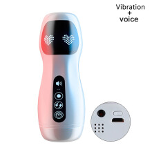 (1222-diandon) Masturbateur masculin automatique, ventouse, vibration, fellation, vrai vagin, poche,