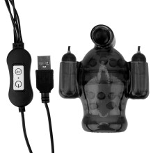 (E)Avec vibrateurs Masturbateur masculin Exerciseur de bite médical pour hommes Glans Sucker Suce Agrandissement