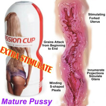 (Figure sexy) Vagin réaliste pour homme, masturbateur anal réutilisable pour homme, masturbateur de
