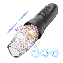 (TL-BOX) Masturbateur automatique pour homme, rotation télescopique, vibration, simulation de fellation