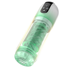 (Machine uniquement) HESEKS 7 masturbateurs masculins automatiques à eau rotative à succion, vraie chatte,