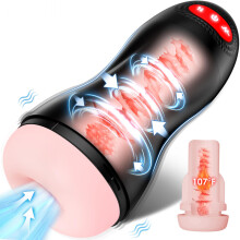 (SANS APPLICATION) Masturbateur automatique pour homme avec contrôle par application, vibration, chauffage,