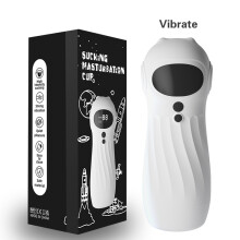 (Vibrateur) Masturbation Cup Vibrateurs pour hommes Masturbation masculine Sucer Choc Écran LCD APP