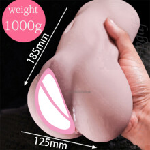 (1 kg) Sex Toys pour hommes Vagin Masturbateurs masculins Tasse Vraie chatte Vraie vagin Sextoys Silicone
