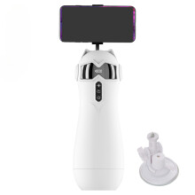 (Bluetooth blanc) Masturbateur électrique pour homme, simulation de vagin, succion automatique, fellation,