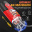 (Blue-With Box)Hands free Telescopic Thrusting Rotating Automatic Male Masturbator Cup Piston Visual 5