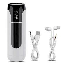 (FJB16-WH) Masturbateur automatique pour homme, machine à sucer et à vibrer, chauffage de la chatte,