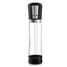 (trasparente) Pompa elettrica per pene LCD, pompa per l'ingrandimento del pene, allenatore per pene,