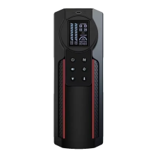 (Noir) Masturbateur masculin auto-rétractable, piston d'aspiration, masturbateur vibrant, simulation