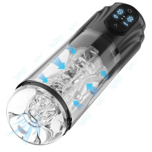 Masturbateur automatique pour homme avec vagin en caoutchouc texturé 3D, pompe à pénis, tasse, mains