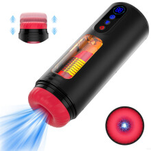 (FJB75-BK) Masturbateur automatique pour homme, jouet sexuel pour homme, tasse de masturbation, pompe