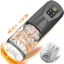 (D08B) Masturbateur automatique pour homme, 7 modes de rotation télescopiques, masturbateur électrique