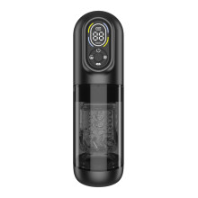 (noir) Masturbateur masculin automatique Pompe à pénis pour jouet sexuel masculin Fonction de succion,