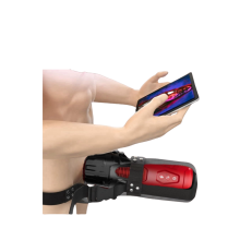 (Bleu ciel) Masturbateur masculin automatique avec 7 fonctions d'extraction et de vibrateur masturbateur