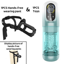 (vert) Masturbateur masculin automatique Pompe à pénis pour jouet sexuel masculin Fonction de succion,