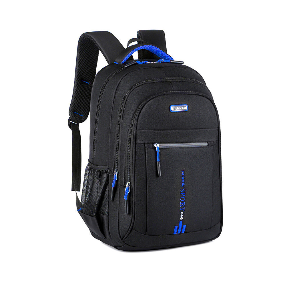 (Blue) Business Backpack Large Capacity Leisure Computer Bag Schoolbag Stylish Travel Blue