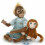 Doll 20" Reborn Monkey Crazy Monkey Realistic Baby Gift Handmade Kids 3