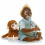 Doll 20" Reborn Monkey Crazy Monkey Realistic Baby Gift Handmade Kids 2