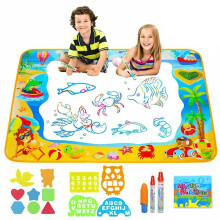 100x70cm Water Doodle Mat with 3 Magic Pens – Non-Toxic Eco-friendly Aqua Magic Board for Creative Play