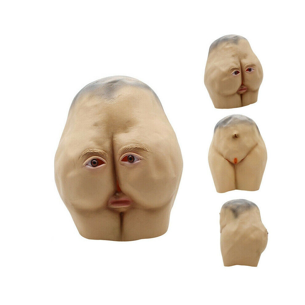 Halloween Mask Party Latex Butt Head Adult Ass Costume Prop Accessory Cosplay Not,Specified