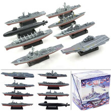 Assembled Battleship 4d Warship Model Modern Class Aircraft Toy Carrier Military