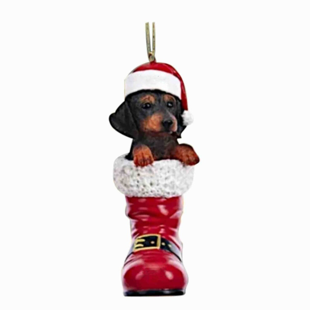 (2) Acrylic Dog Charming Ornament Perfect For Christmas Tree And Year New Festivities-image-OPC-PGXCTFH-NEW