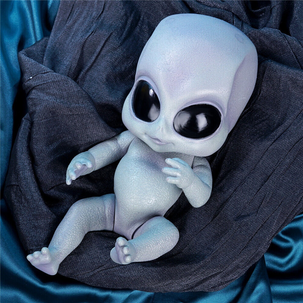 14" Realistic 35cm Reborn Baby Alien Doll Handdetailed Paiting Baby Vinyl Toy