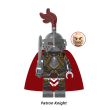 (Patron Knight) Knight Middle Ages Priest Action Figure Mini Building Block Puzzle Toy Kids Gift