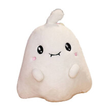 (Ghost, 30cm/11.8in) Halloween Toy Plush Skull Reaper Scythe Death God Pillow Cartoon Decoration Gift